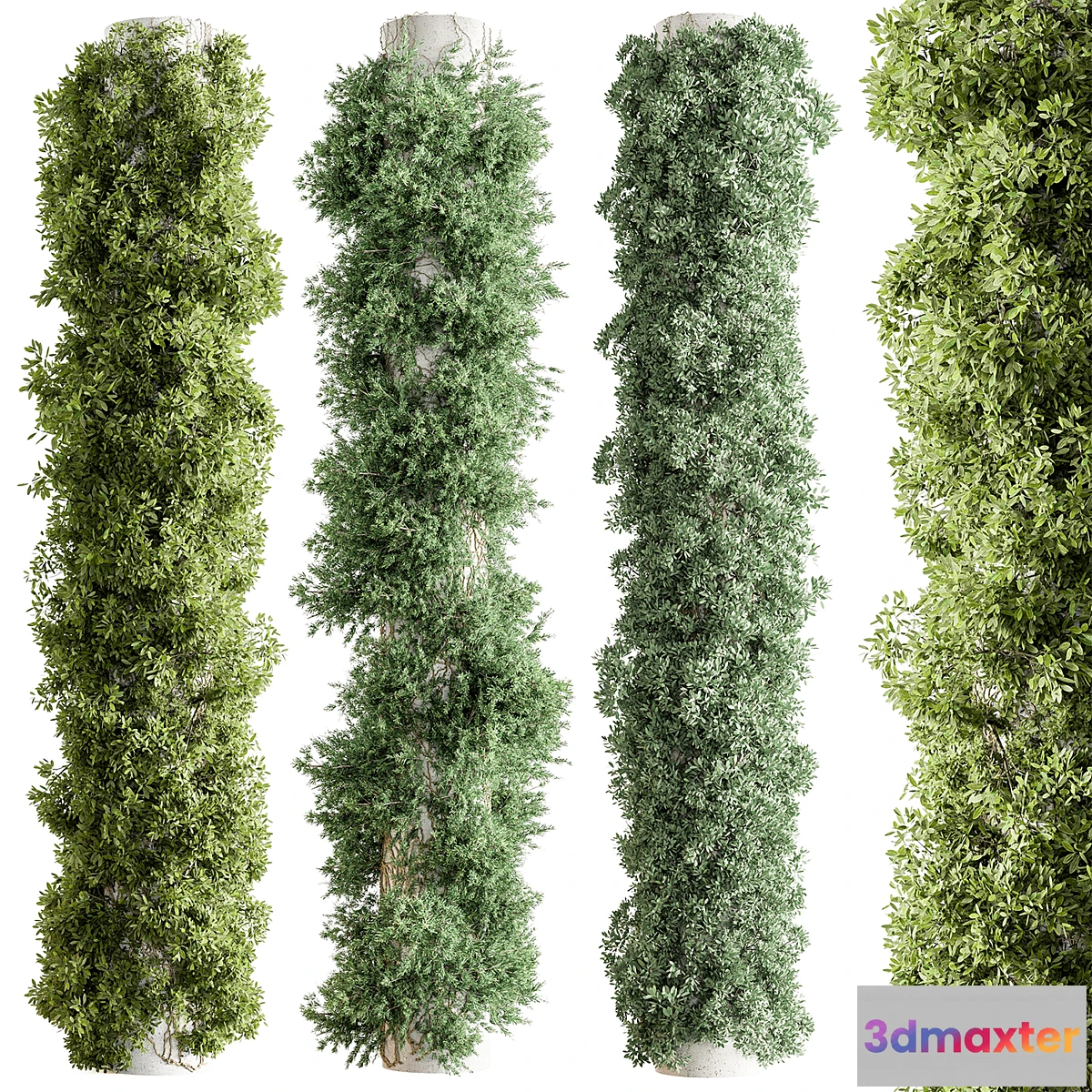 1305588 - Column Vertical Garden - Wall Decor 93 - No.2 3D Max