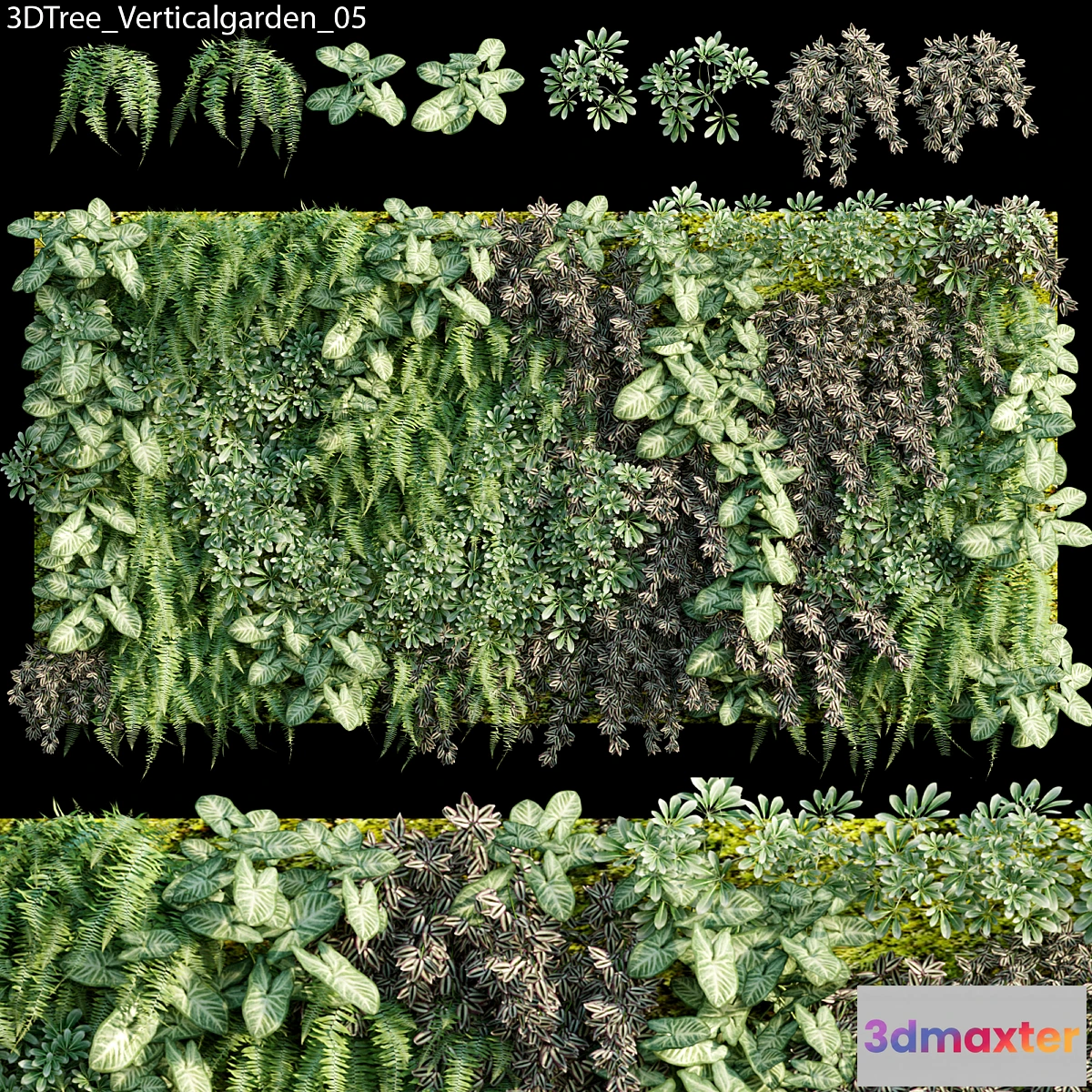 1333637 - Verticalgarden - Green wall 05 3D Max
