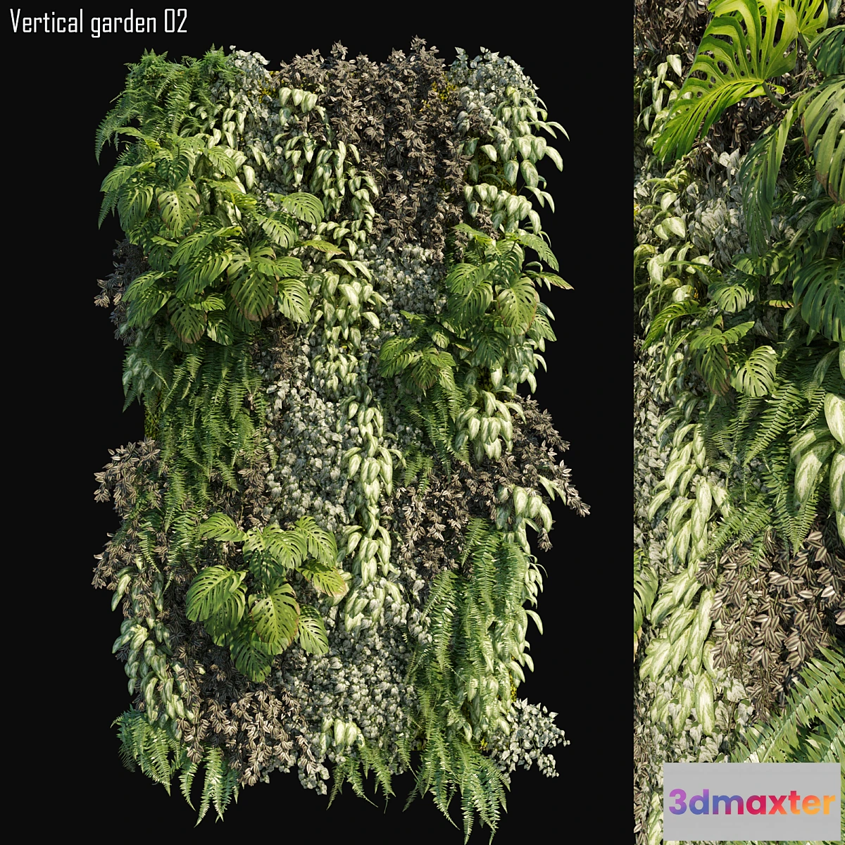 1354657 - Vertical garden 02 3D Max