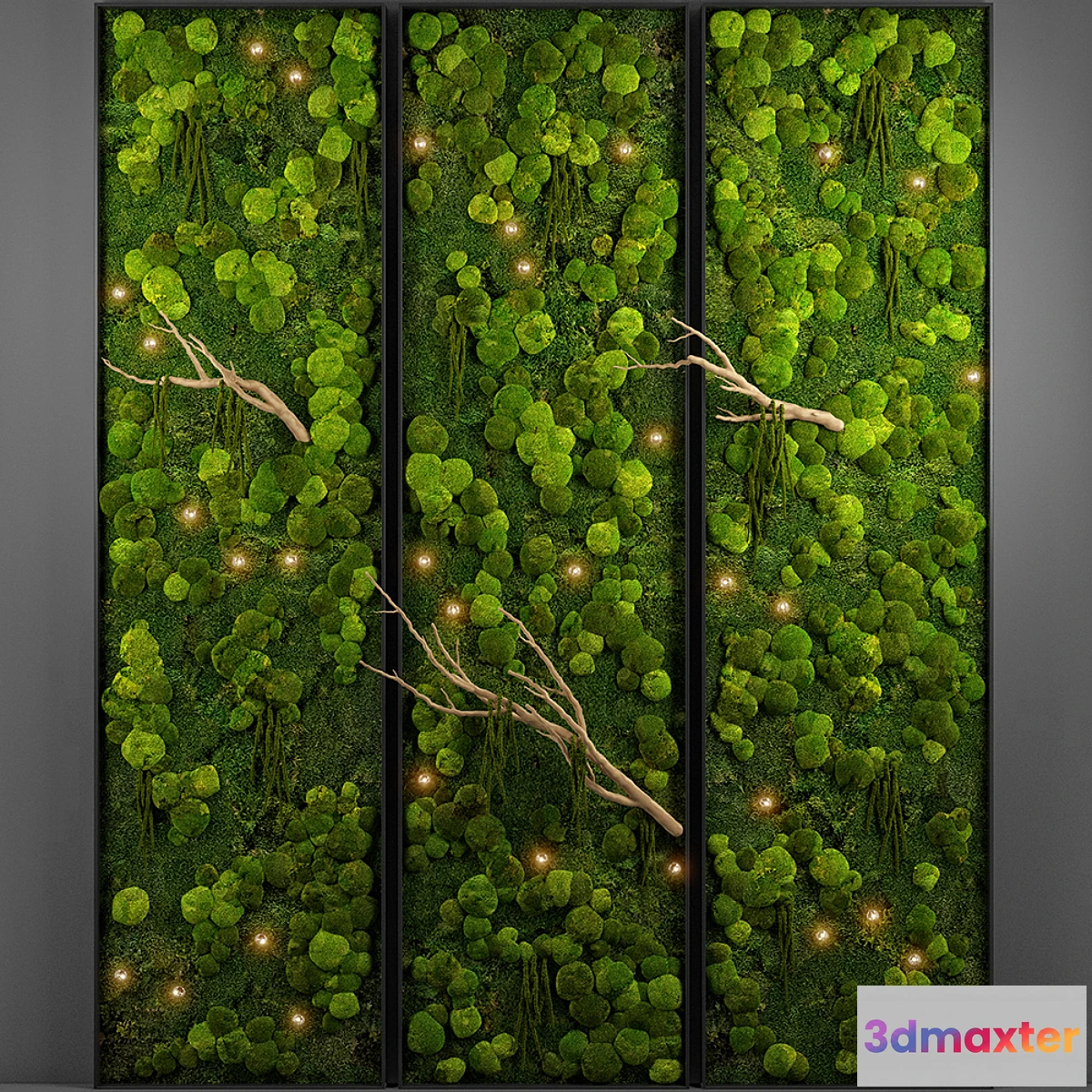 1393946 - panel moss wall 3D Max