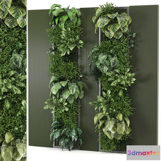 1540269 - indoor wall vertical garden - Set 953 3D Max