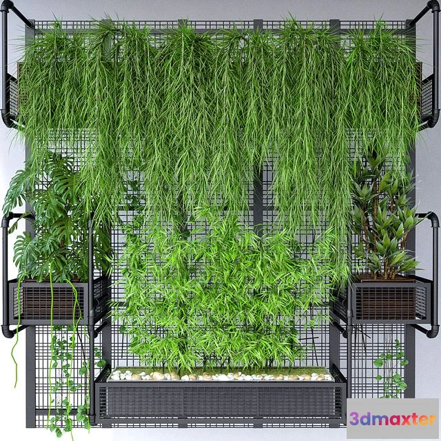 1545946 - JC Wall Grid Pot 9 3D Max