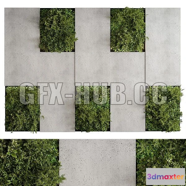 1561874 - Vertical Garden Green Wall 77 3D Max