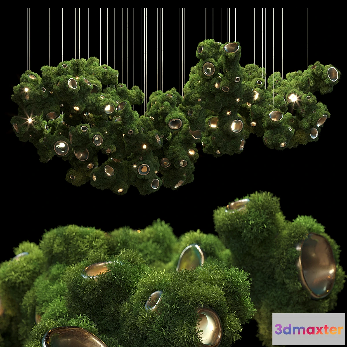 688568 - Suspended phytomodule with lighting Vargov Design - No.2