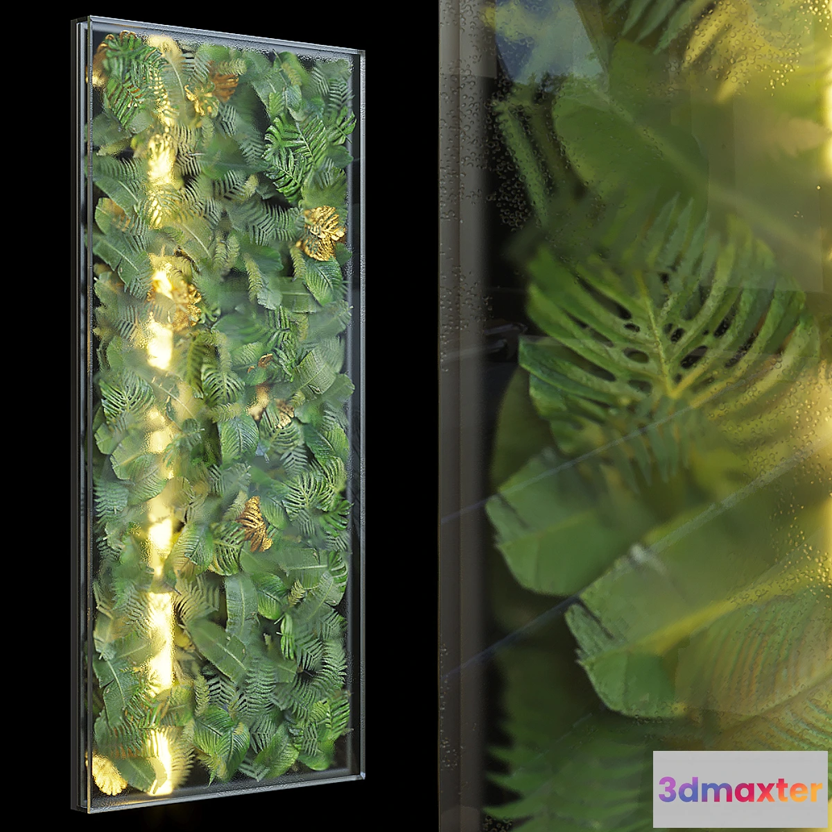 748763 - Greenbox - wall-mounted phytomodule with lighting Vargov Design - No.5