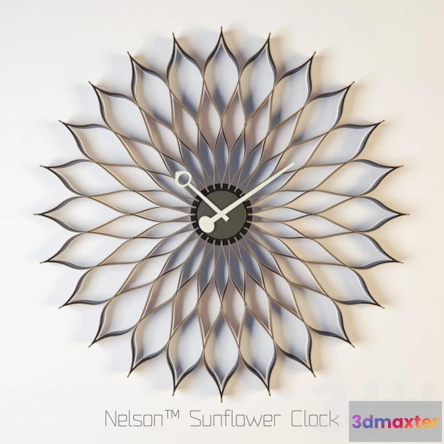 1087550 - Nelson Sunflower Clock - 221107