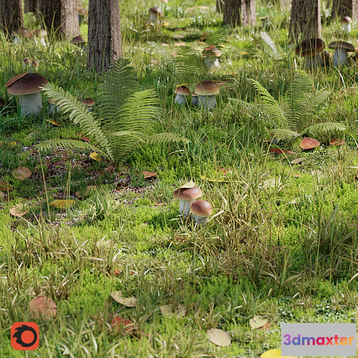 1299439 - Forestry set 3D Max