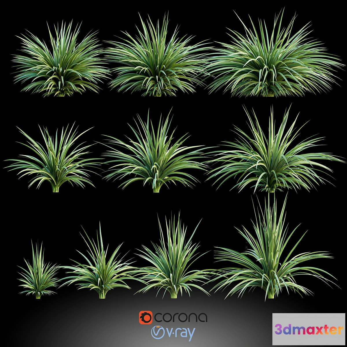 1356609 - Plants for the exterior 3D Max