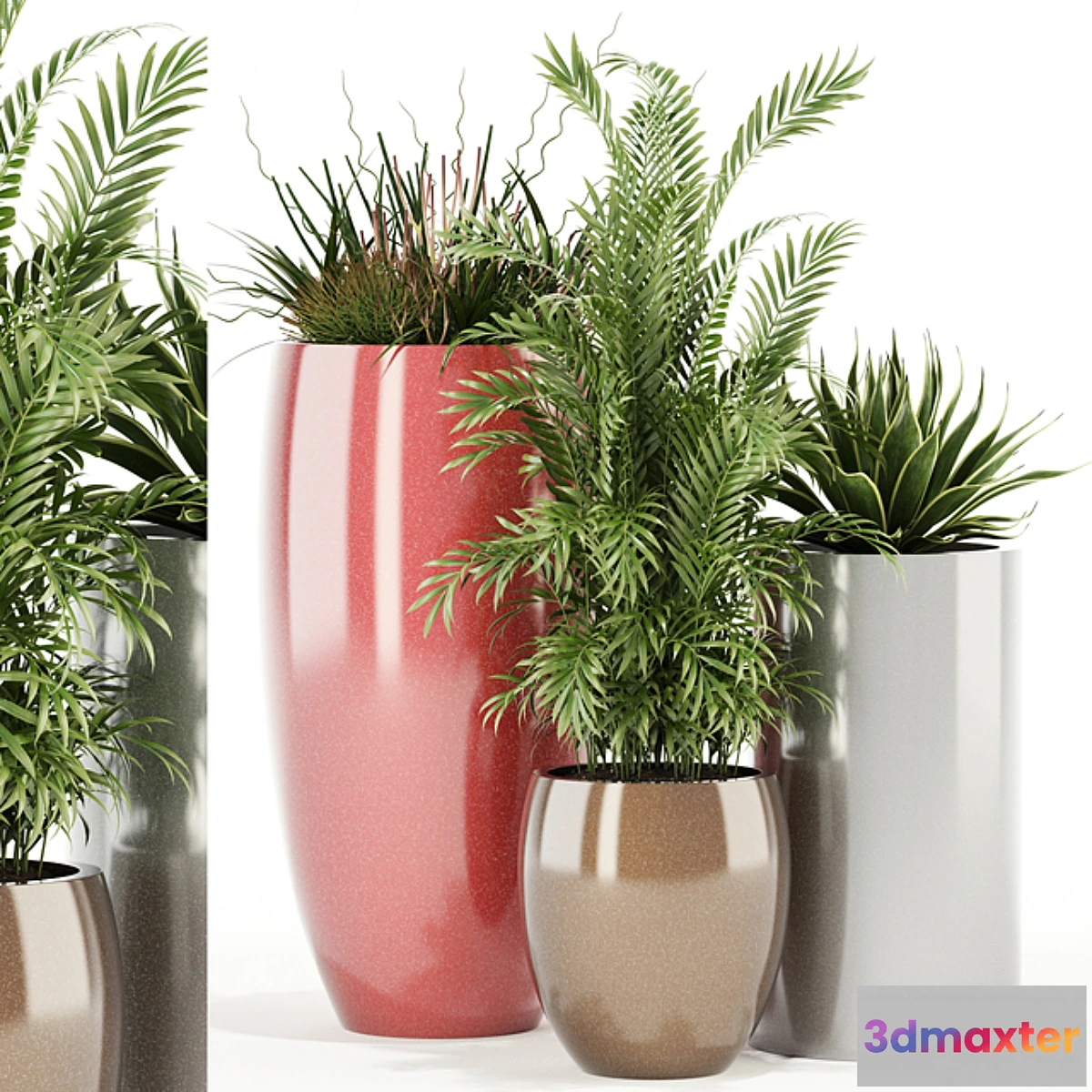 1333904 - Plants collection 100 Awesomeplanters 3D Max