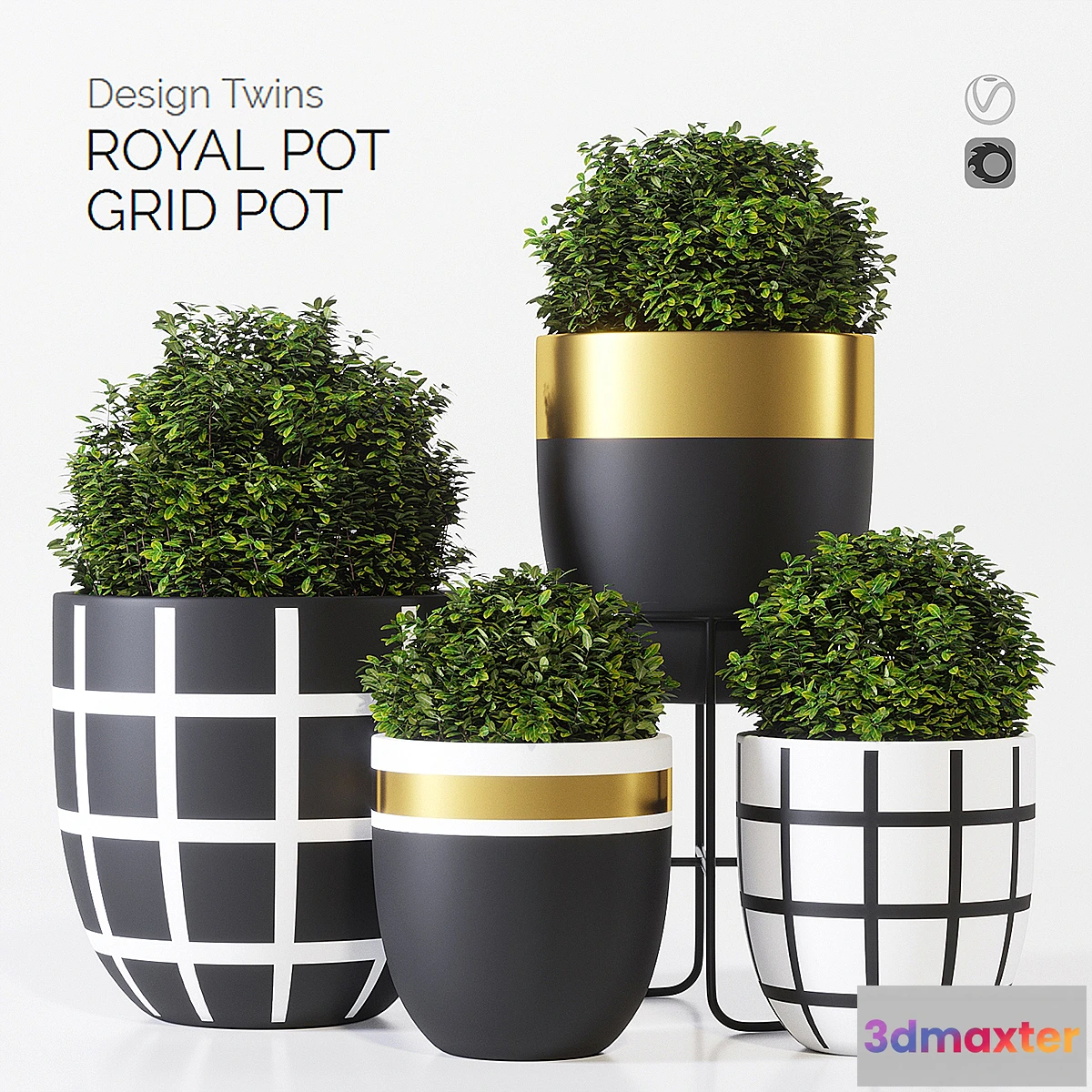 1342599 - Designtwins pot one 3D Max
