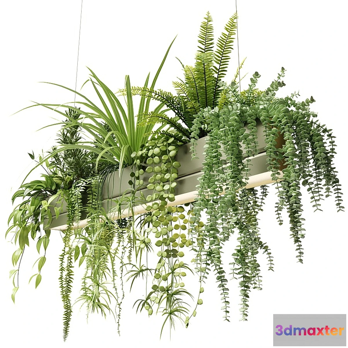 1354784 - Lantern pots Bridge from Greenworks 3D Max