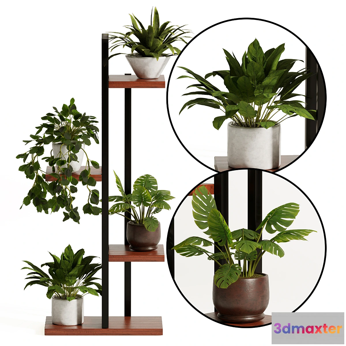 1401174 - Plant stand flower pot 3D Max