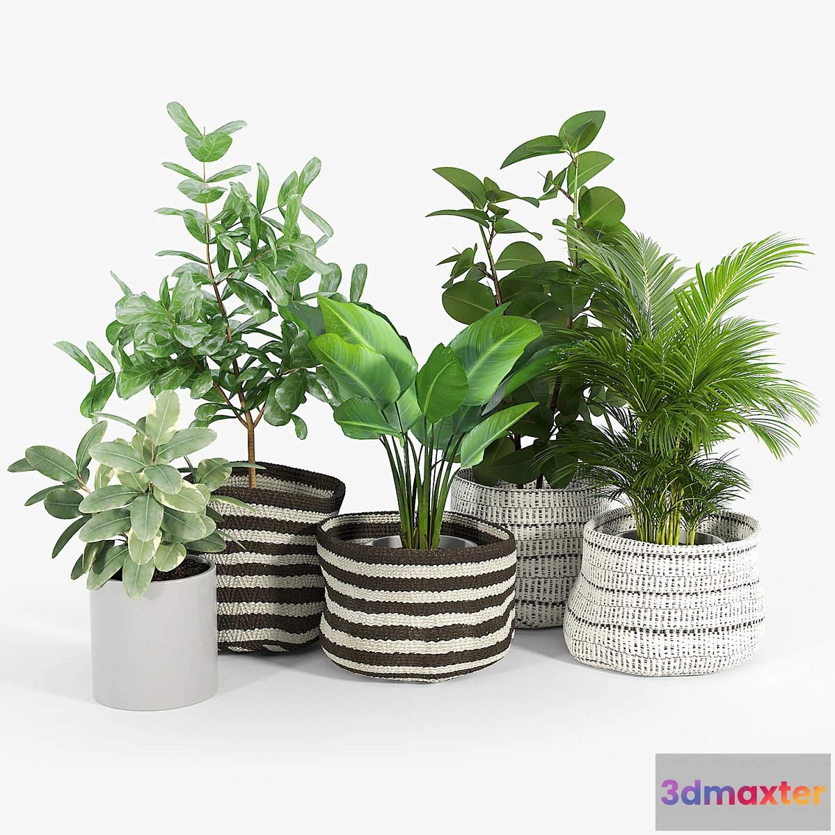 1425180 - Mohave Stripe Baskets 3D Max