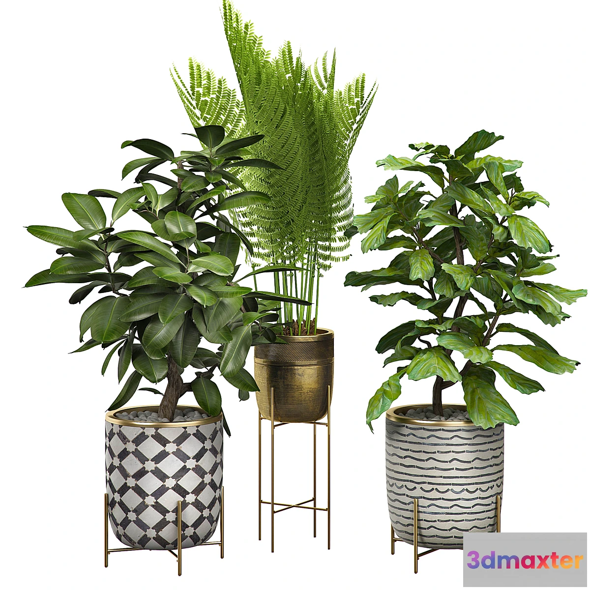 1449540 - INTERIOR FLOWER PACK 6 3D Max