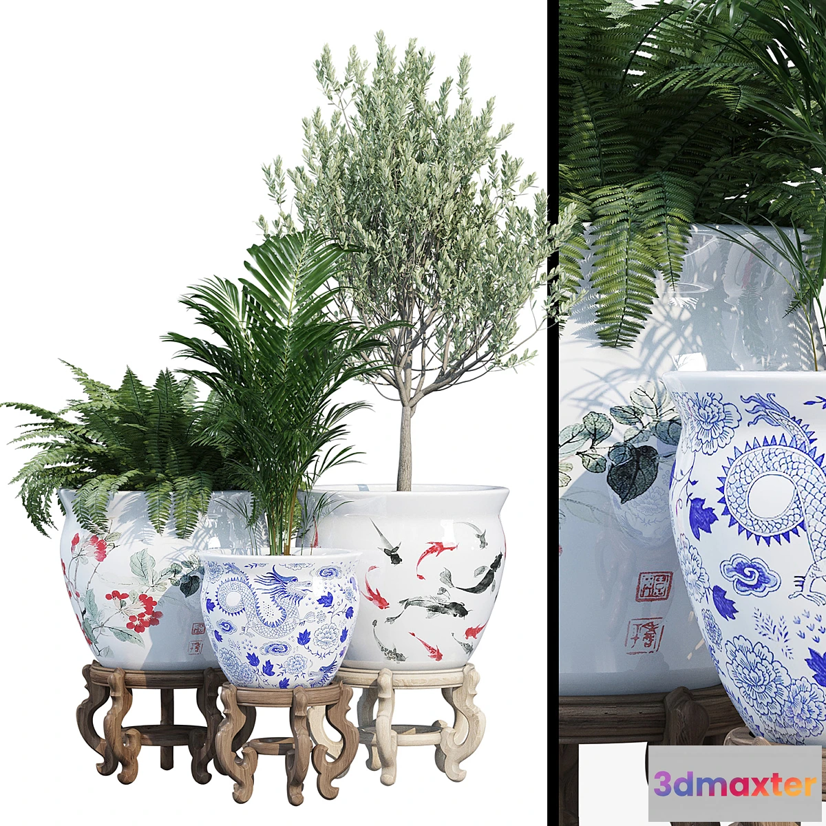 1471006 - Porcelain three 3D Max