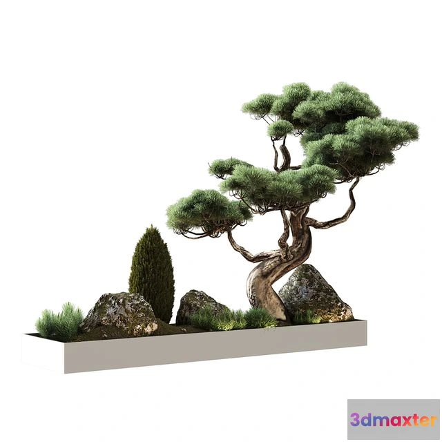 1548617 - Decor with Vray pine 3D Max