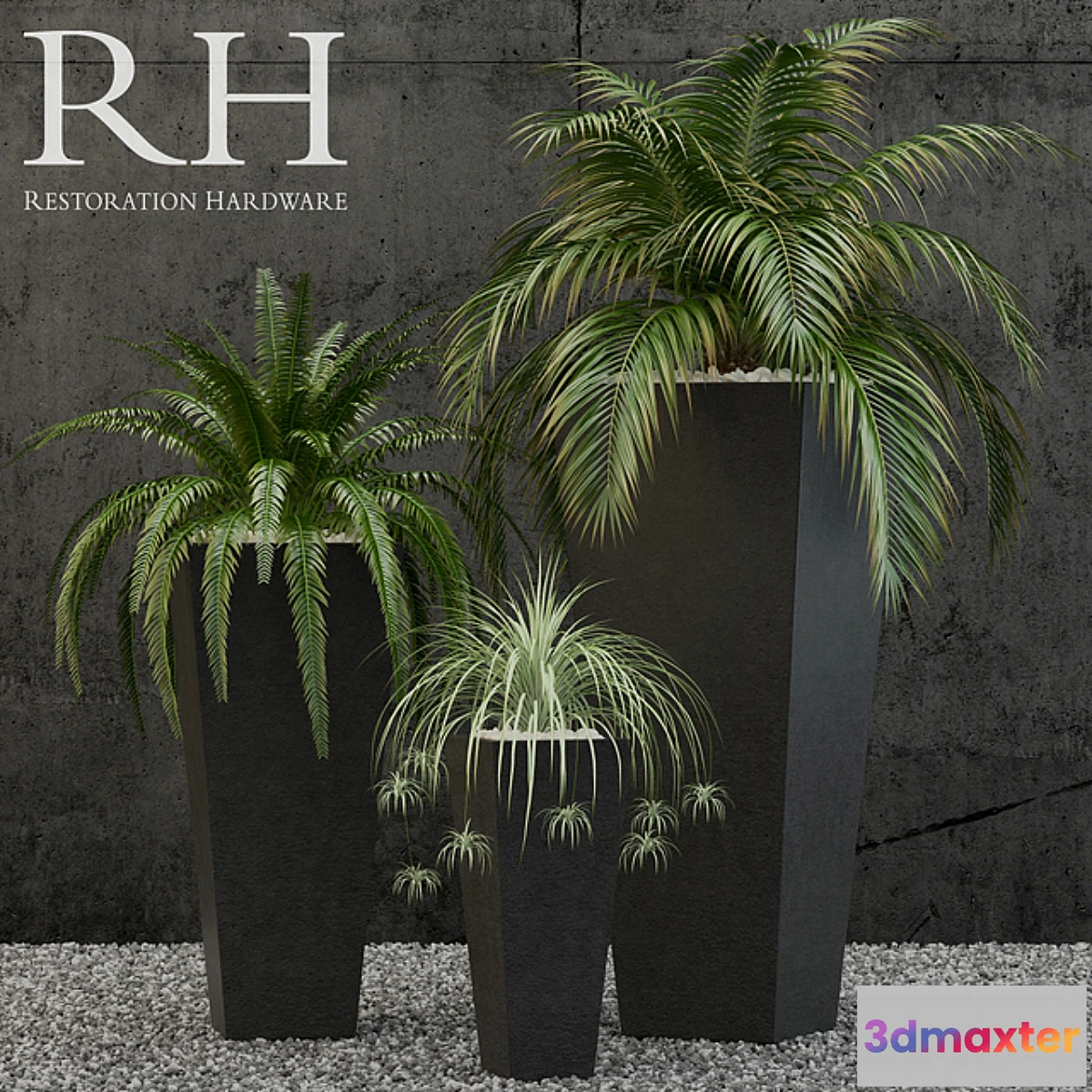 582764 - Restoration Hardware salento tapered planter