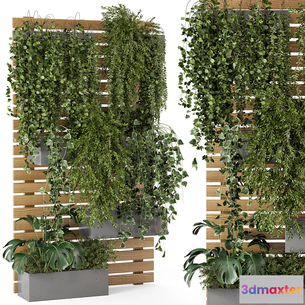 777943 - Outdoor Plants Pallet vertical planter Pots - Set 686