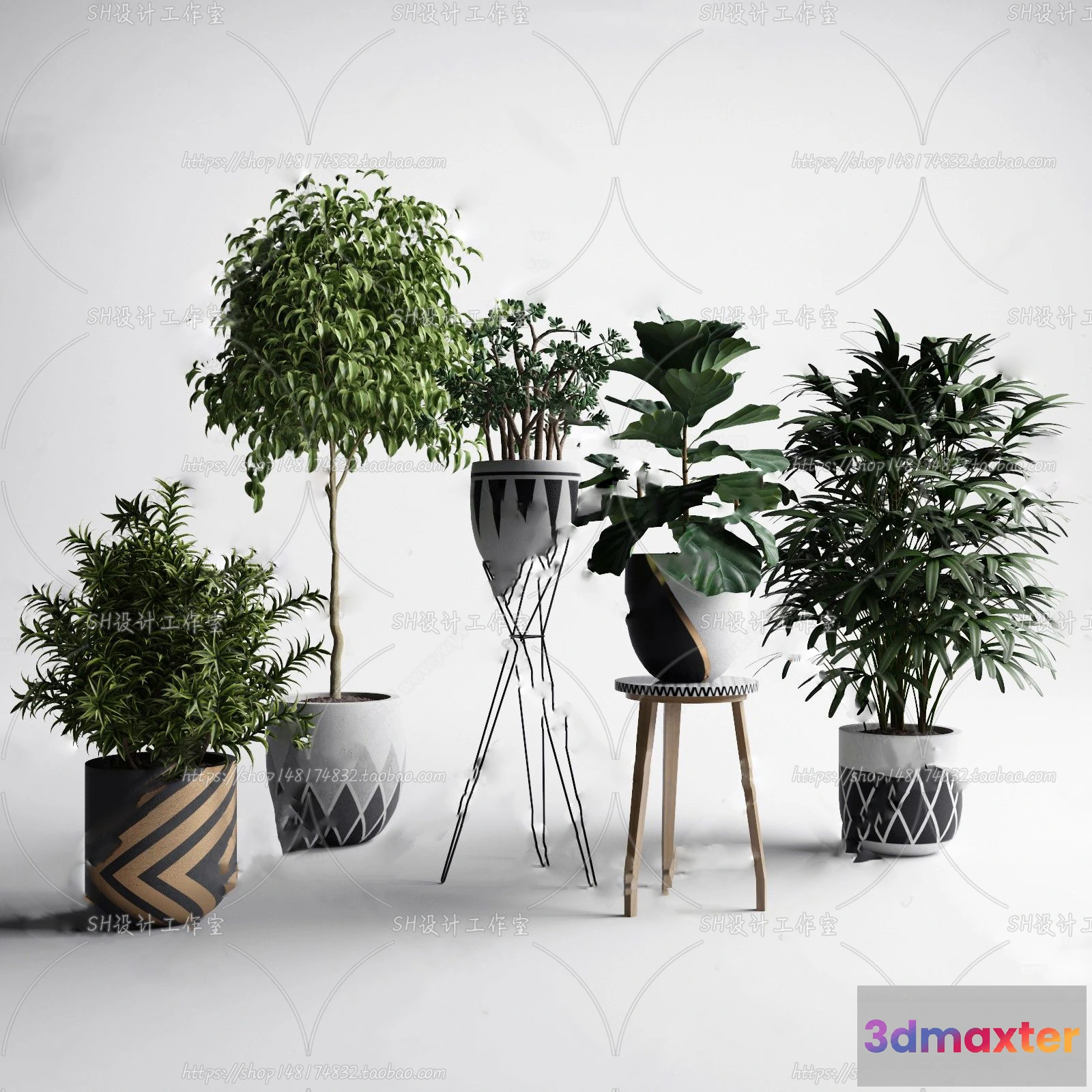 1133682 - Plants and Flowers - 3Ds Models - 0100