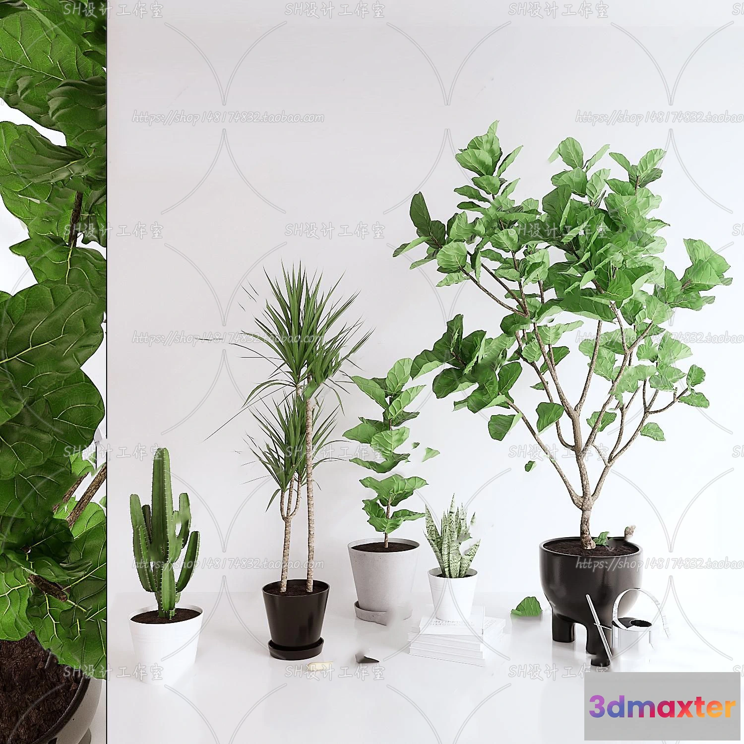 1133814 - Plants and Flowers - 3Ds Models - 0166