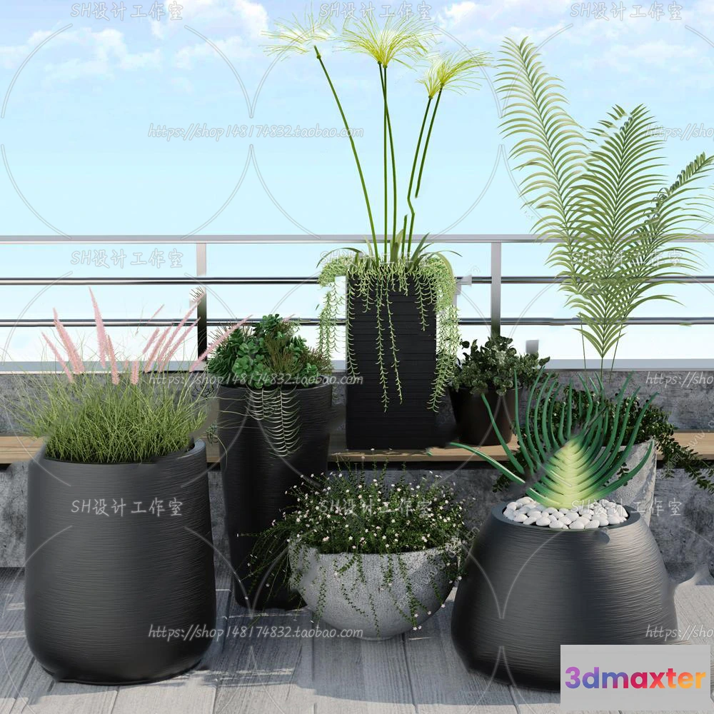 1133910 - Plants and Flowers - 3Ds Models - 0214