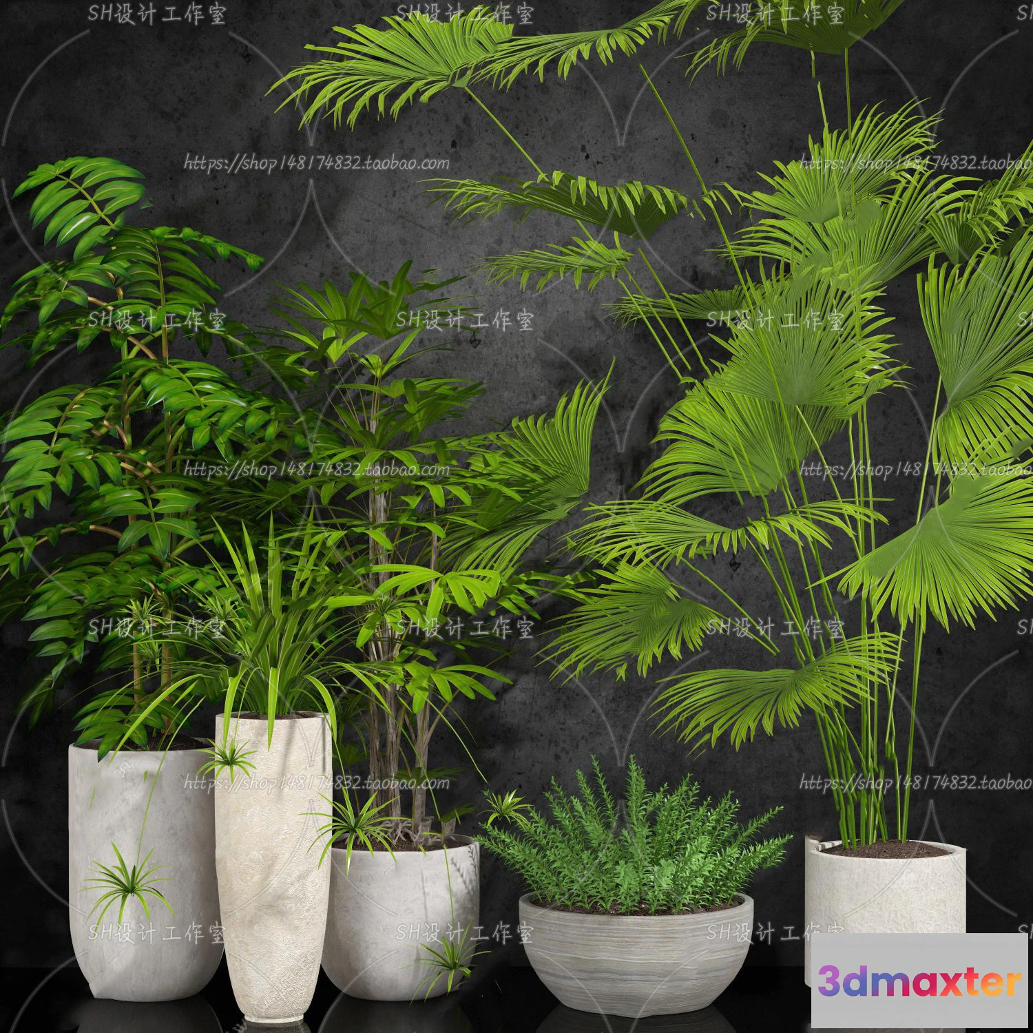 1133914 - Plants and Flowers - 3Ds Models - 0216