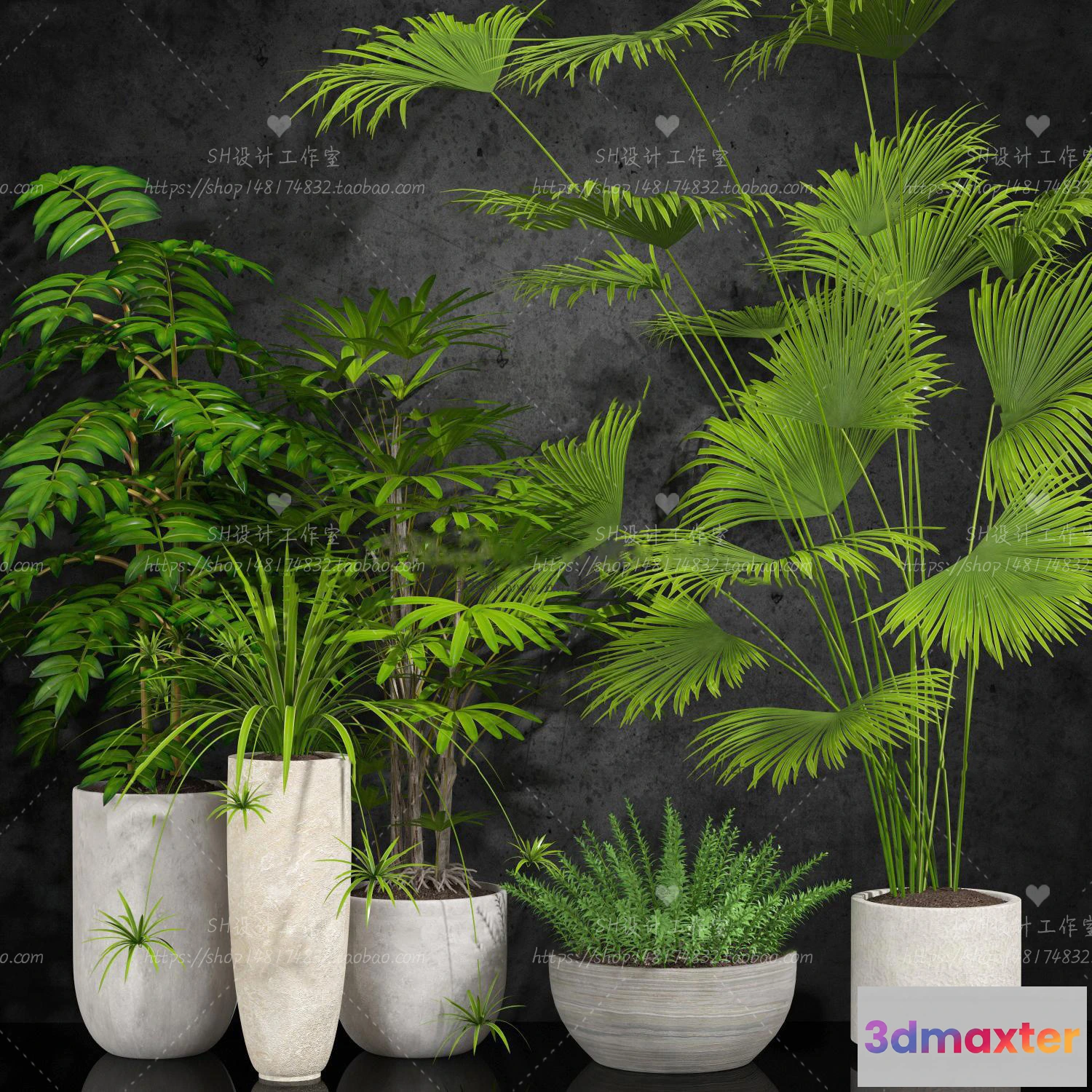 1134158 - Plants and Flowers - 3Ds Models - 0338
