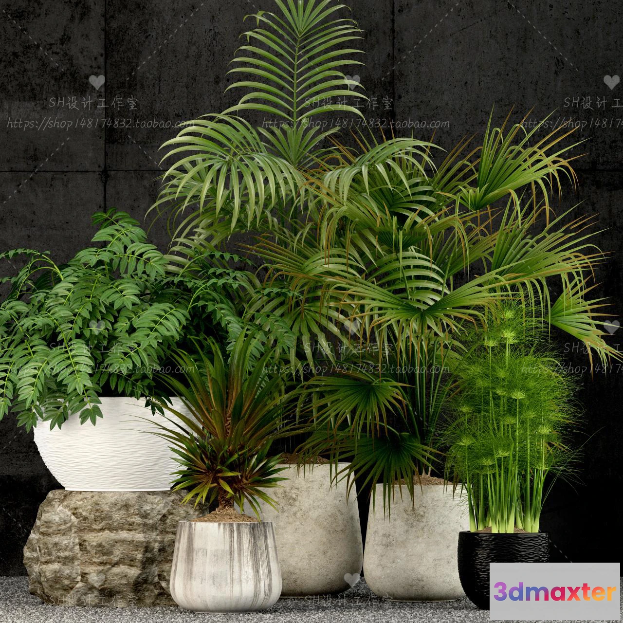 1134174 - Plants and Flowers - 3Ds Models - 0346