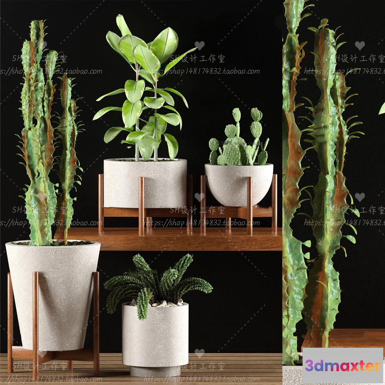 1134206 - Plants and Flowers - 3Ds Models - 0362