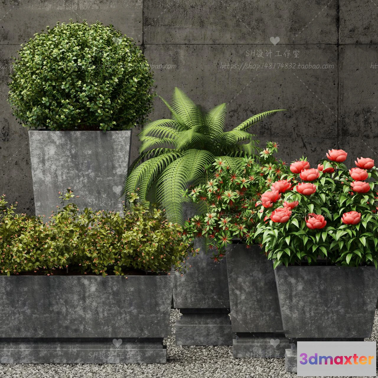 1134246 - Plants and Flowers - 3Ds Models - 0382