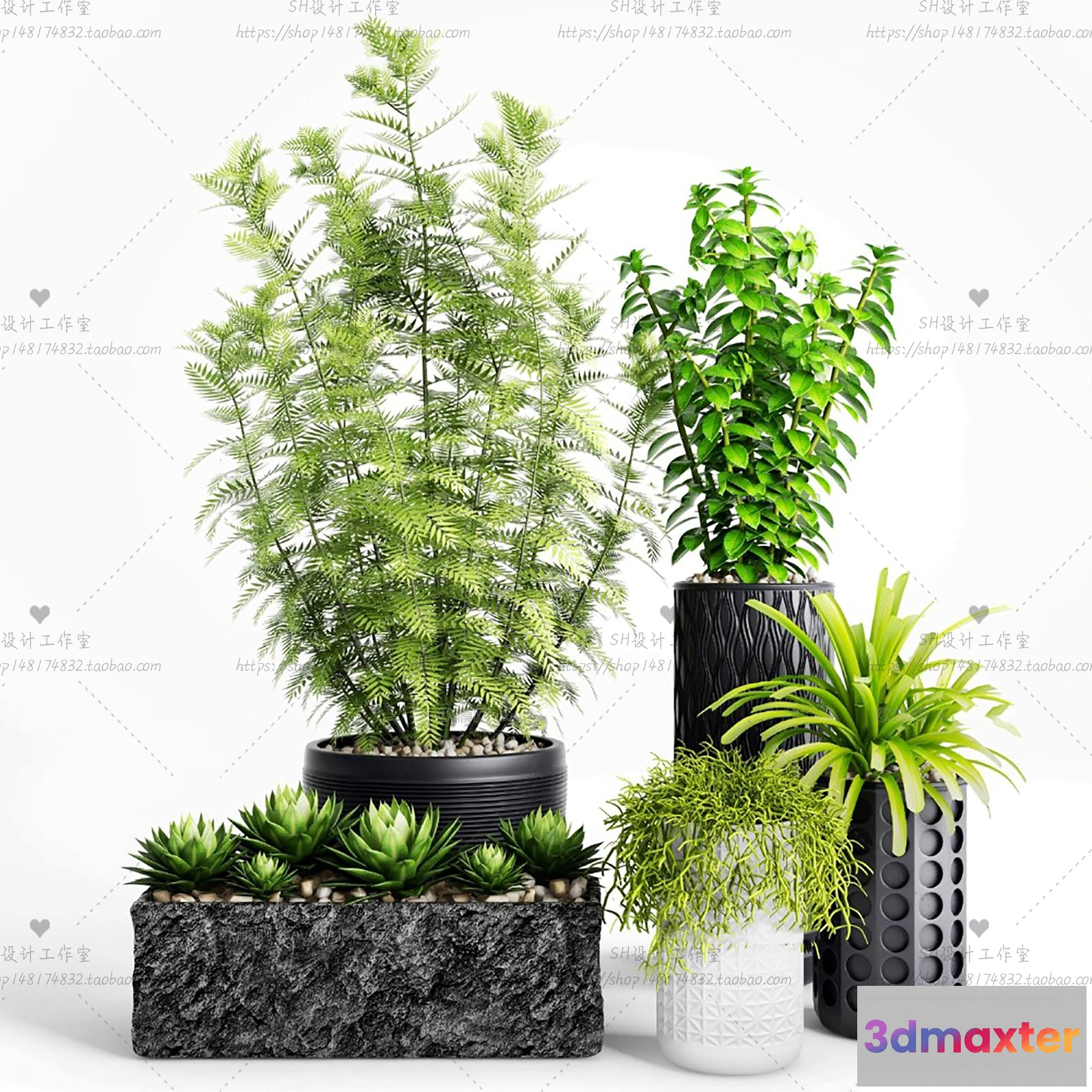 1134264 - Plants and Flowers - 3Ds Models - 0391