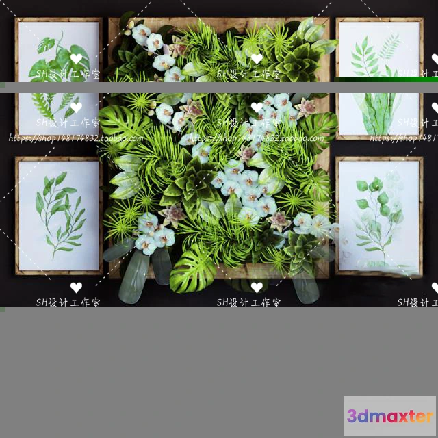 1134368 - Plants and Flowers - 3Ds Models - 0443