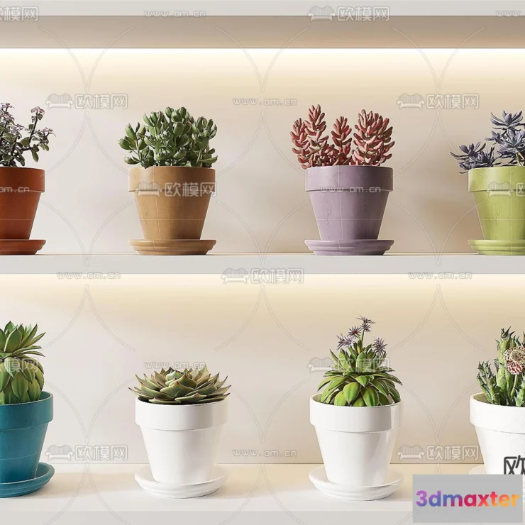 1238582 - Plant - VRAY  CORONA - 3D MODEL - 415