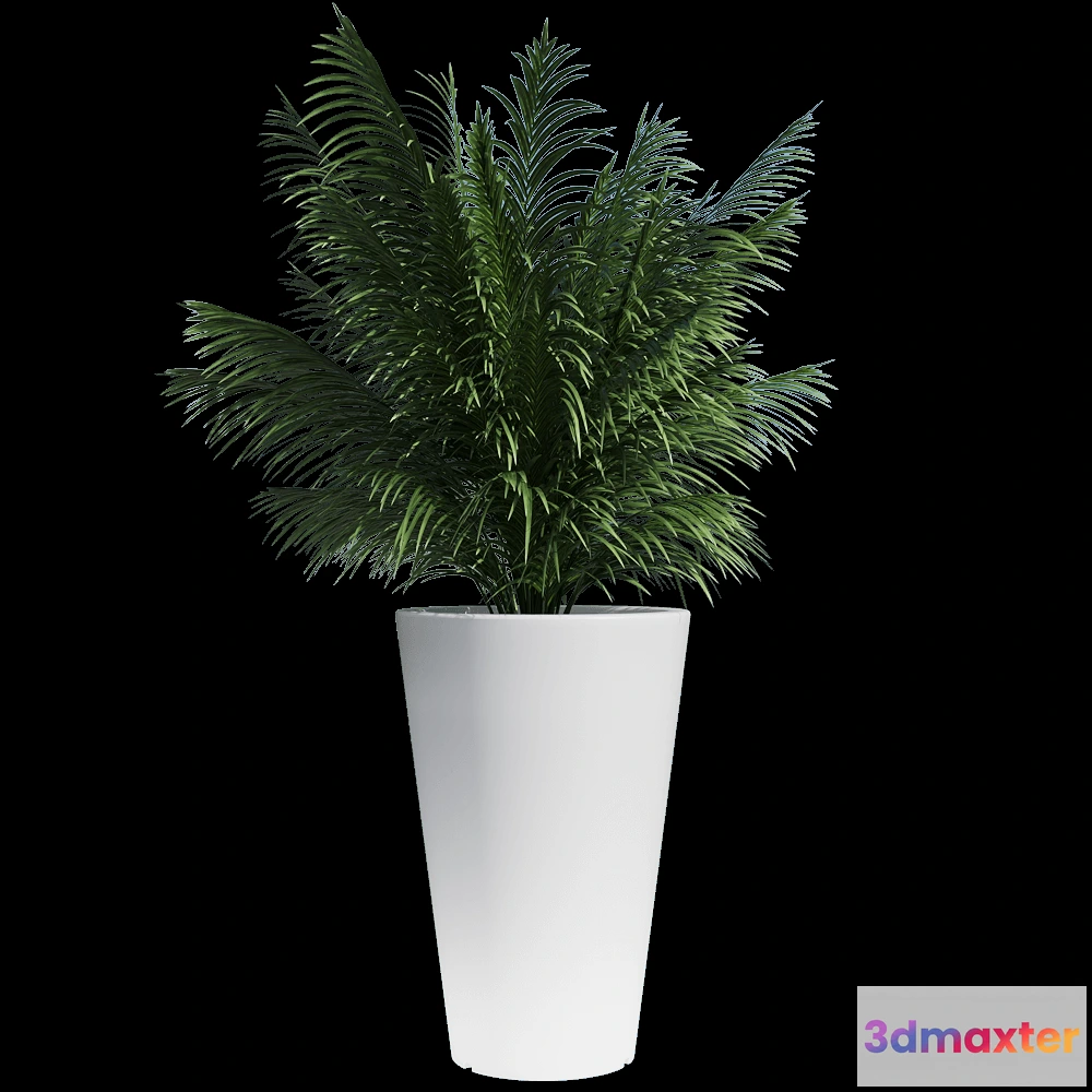 1603872 - Serralunga - Planter Liscio Siena with light 3D Max