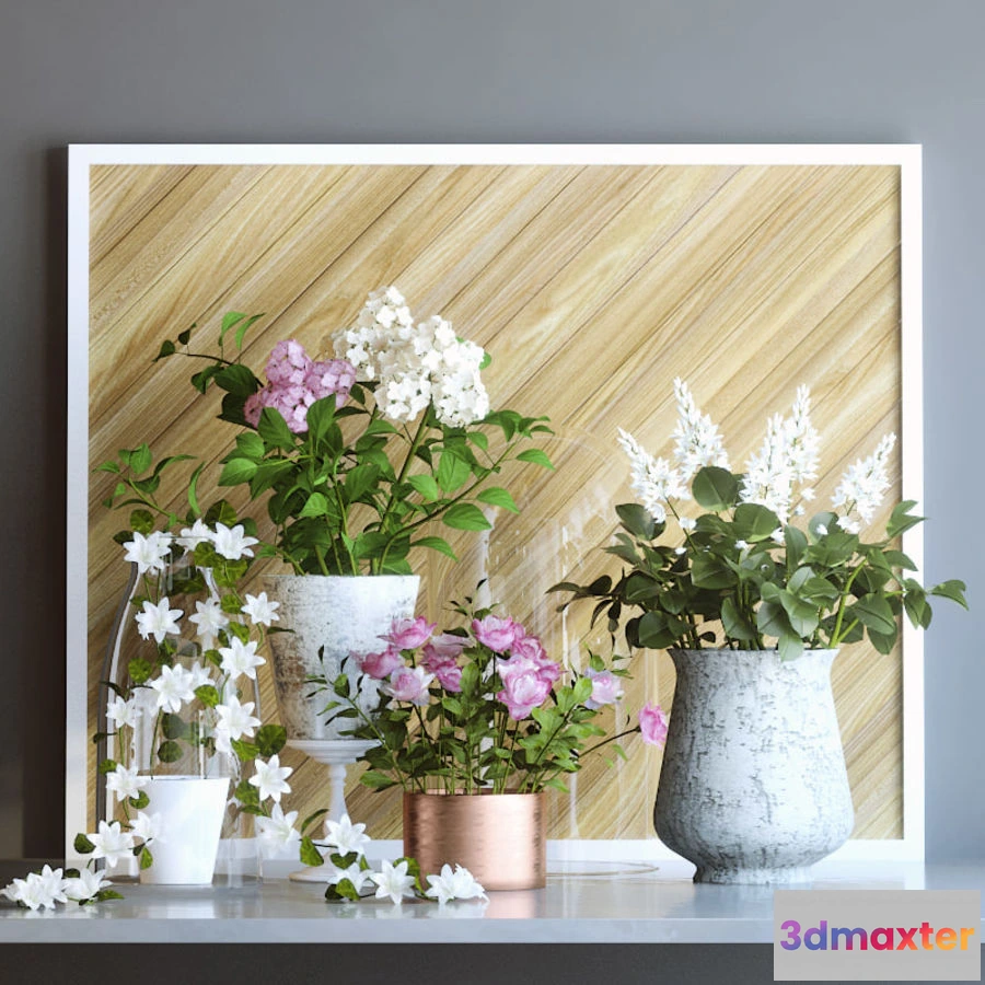 1605300 - decoration - Spring flowers 56 3D Max