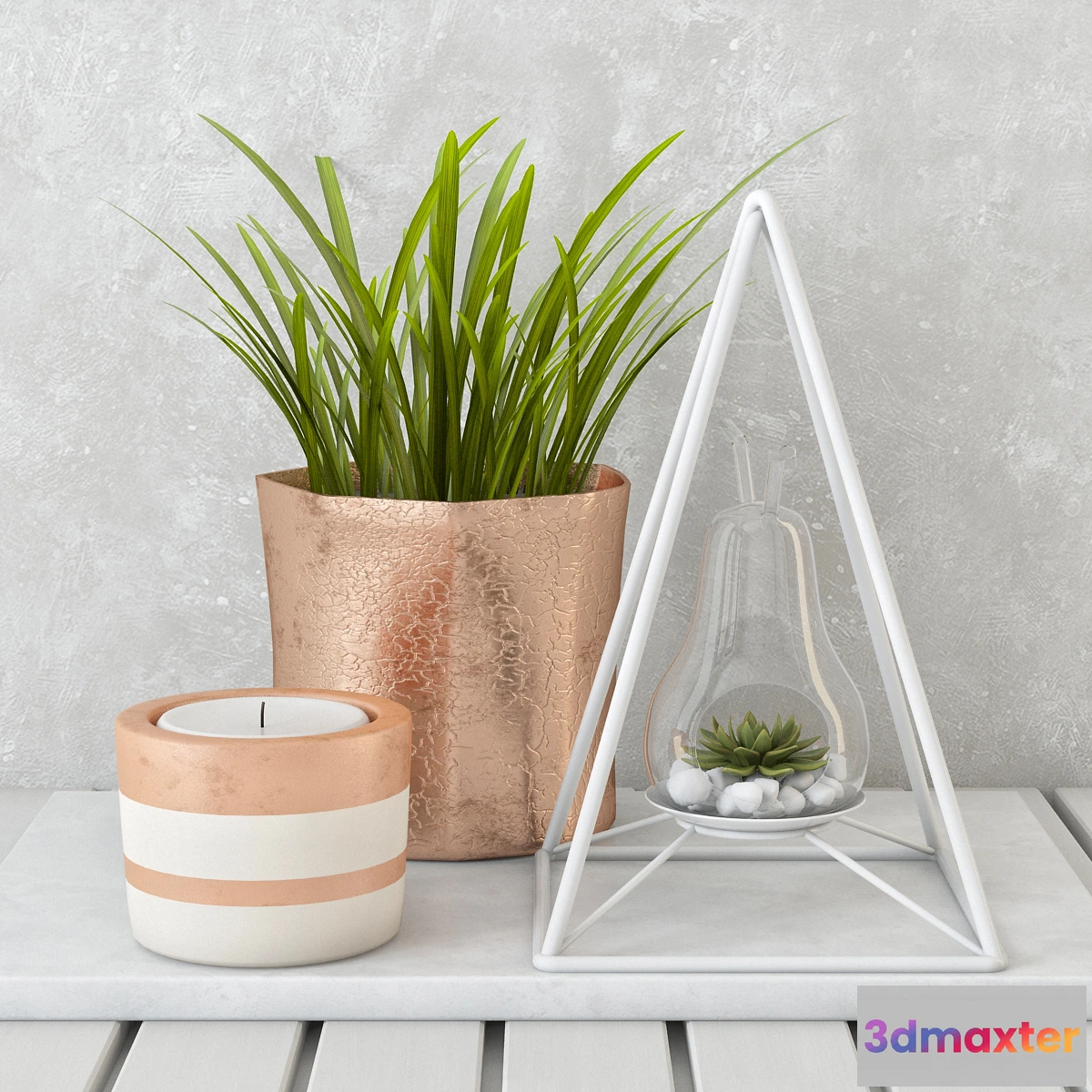 1605368 - decoration - Plants decor set 02 3D Max