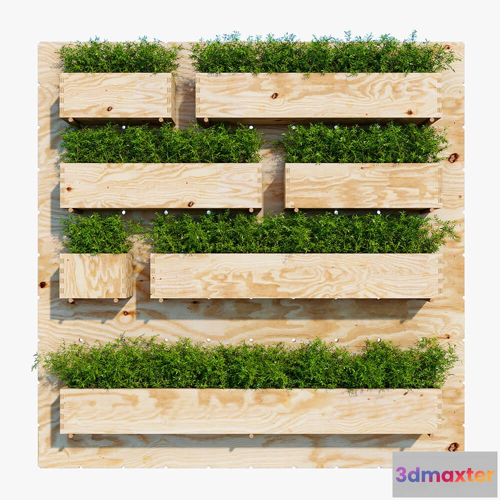 1605392 - decoration - Plants set 134 3D Max