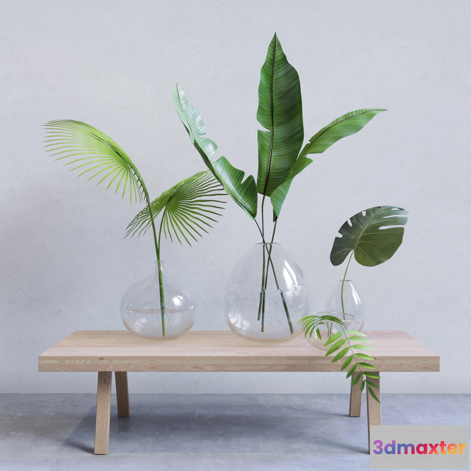 1605472 - decoration - Plants palma 74 3D Max