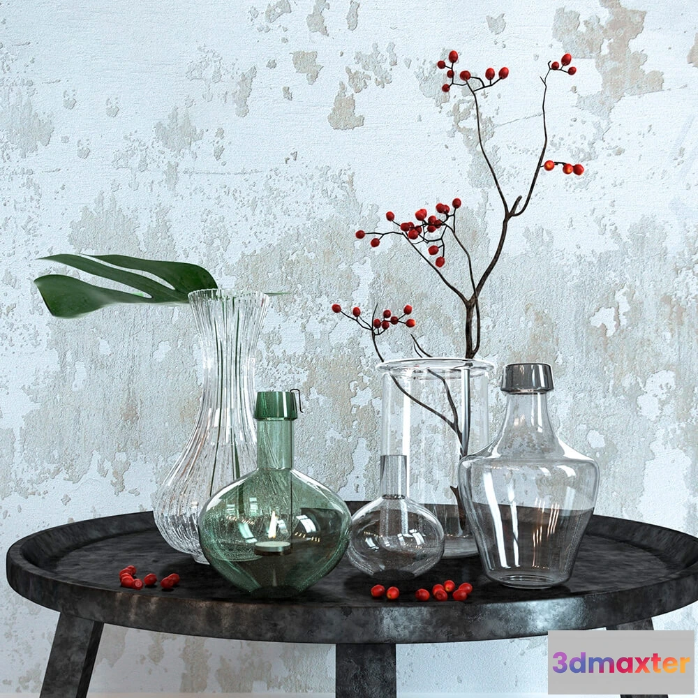 1605734 - decoration - Decor with flowers 3D Max