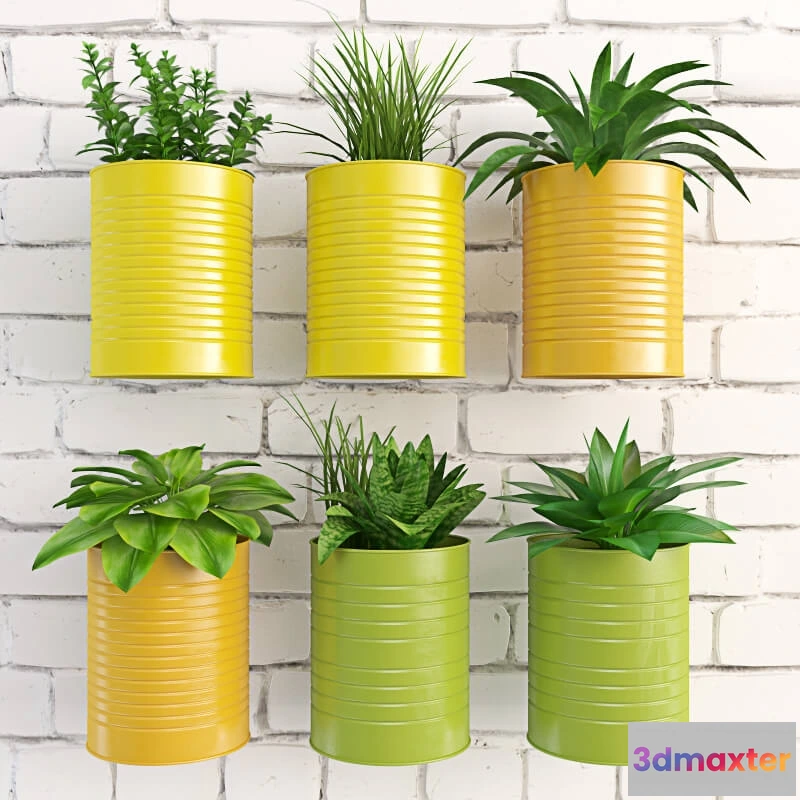 1605752 - decoration - Plants on the wall 3D Max