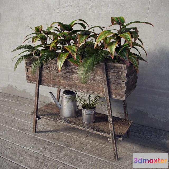 1605918 - decoration - Terrace plants 3D Max