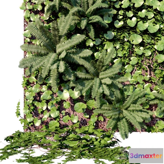 1606116 - decoration - Wall decor panel Vertical Garden 3D Max