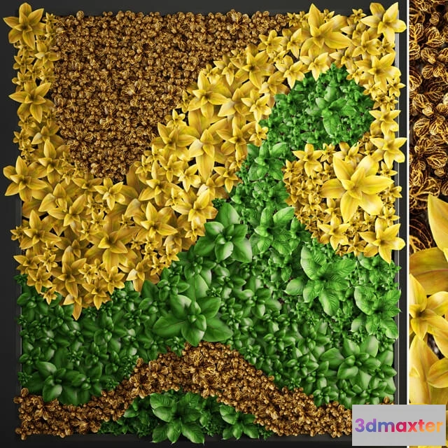 1606296 - decoration - Vertical gardening 5 3D Max