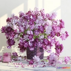 1606456 - decoration - Miniature roses 3D Max