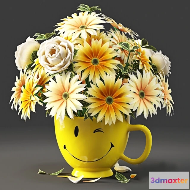 1606638 - decoration - Bouquet Smile 3D Max