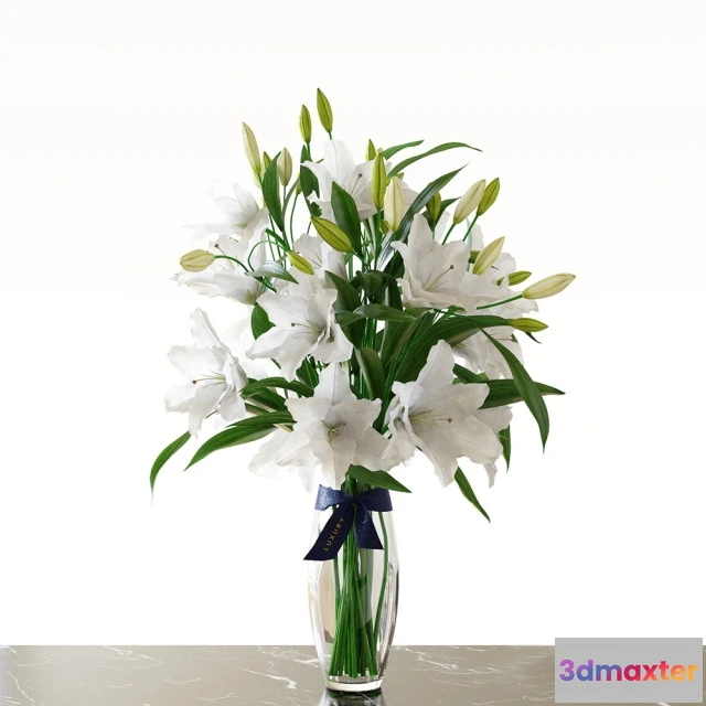 1606904 - decoration - Bouquet  Lily 3D Max