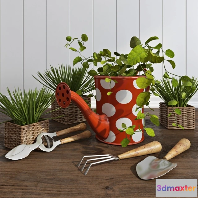 1606928 - decoration - Decorative green set 3D Max