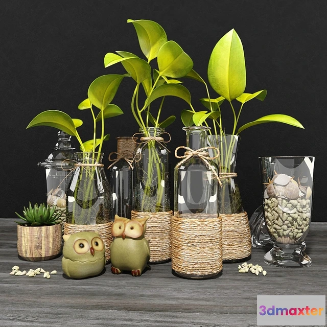 1606946 - decoration - Decorative green set 3D Max