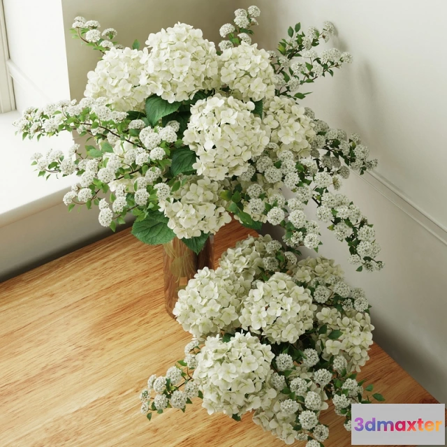 1606992 - decoration - Hydrangea 3D Max