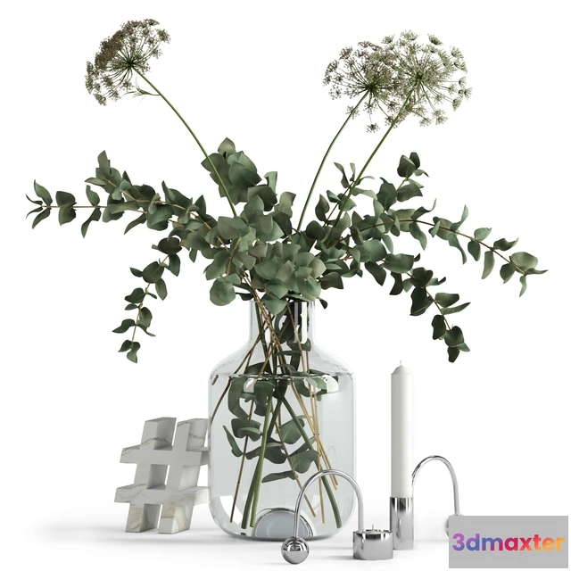 1607024 - decoration - Eucalyptus 3D Max